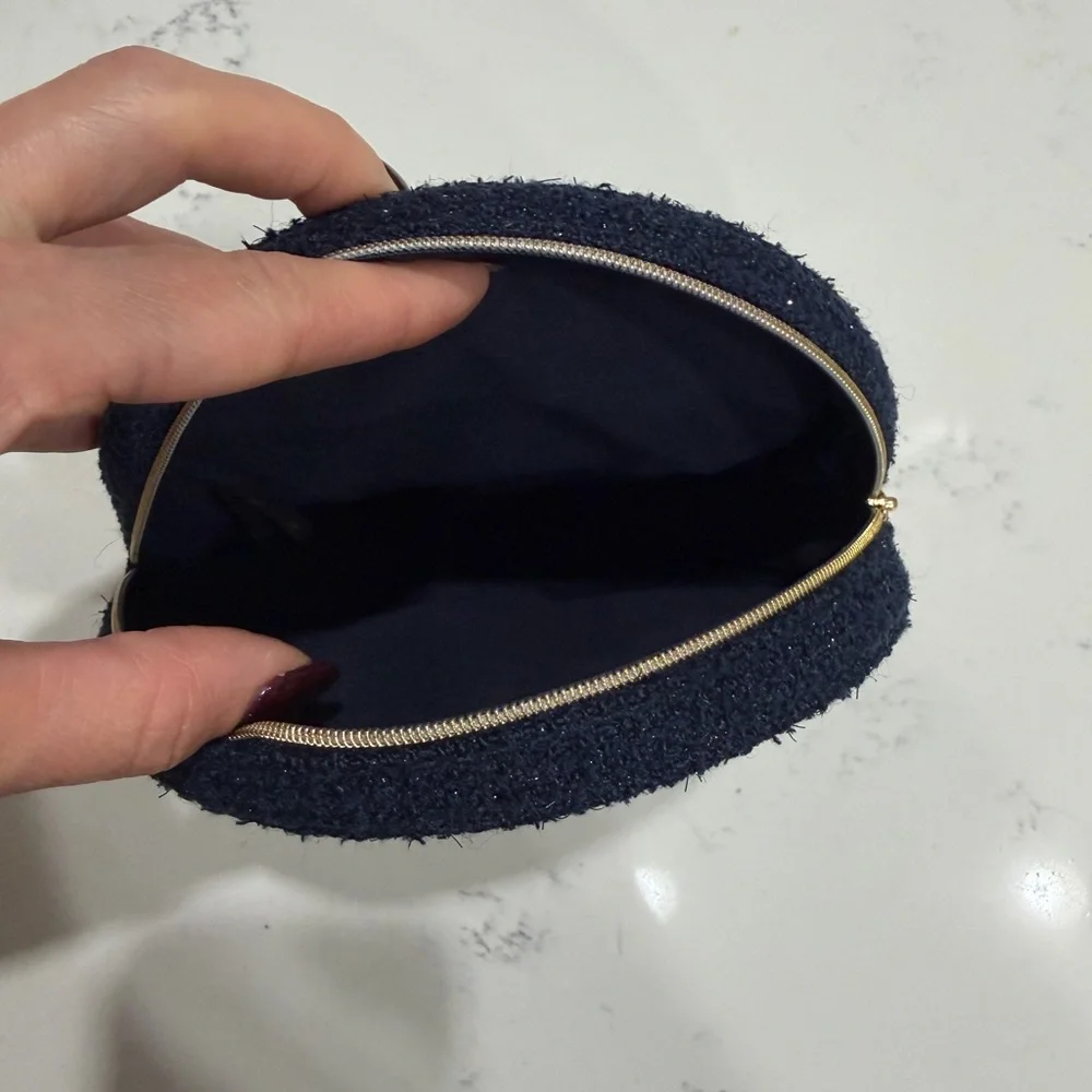 Chanel Beauté cosmetic pouch navy blue - Picture 3 of 5